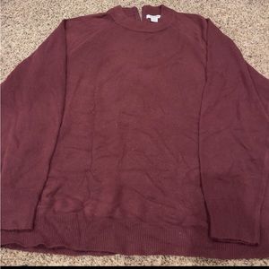 Hampshire Studio Women’s Burgundy Sweater Size 1X